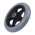 2Pcs 150mm (6") Wheelchair Wheel Accessories PP Rubber Office Chair Caster Wheels Roller Furniture Hardware