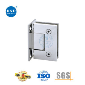 90 Degree Frameless SS304 Adjustable Bathroom Glass Hinge
