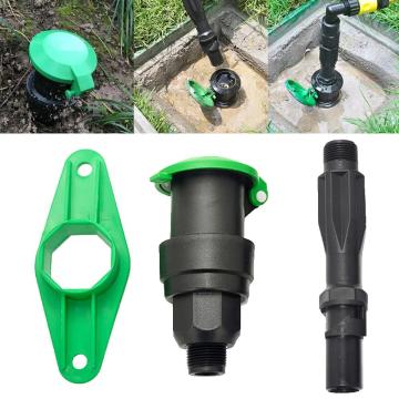 2 Set 3/4 Inch Garden Irrigation Lawn Spray Car Washing Quick Water Intake Valve