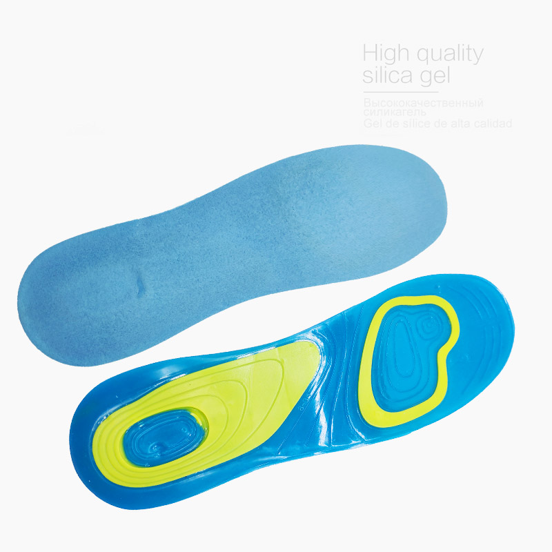 Silicone Gel Insole Orthopedic Foot Care For feet Shoes Sole Sport Insoles Shock Absorption Pads Arch Orthotic Pad Insole