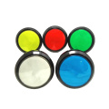 60mm Flat Round Led Push Buttons For Game