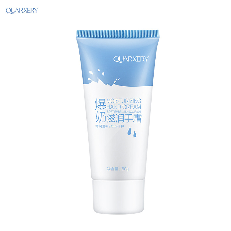 QUARXERY Milk Hand Cream Moisturizing Whitening Hand Lotion Anti Drying Frosting Skin Care Boutique Brand