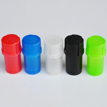 20 PCS Multi-function 2 in 1 Plastic Tobacco Grinder&Container Herb Grinder Tobacco Storage Tank Spice Crusher Hand Muller