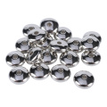 20-500Pcs/Lot 4-18mm Gold Rhodium Flat CCB Plastic Bead Spacers Diy Accessories Loose Charms Beads For Jewelry Making Supplies