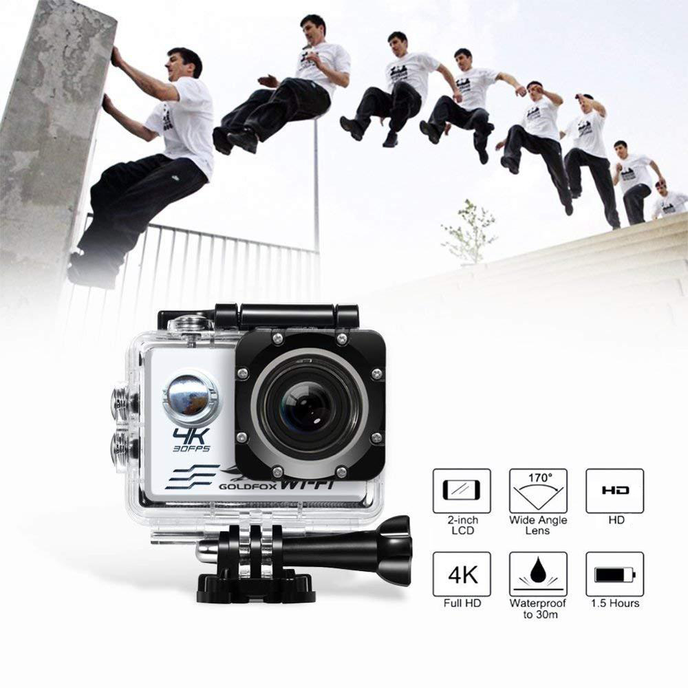 1080P Action Camera 4K Ultra HD 30fps WiFi 2.0" 170D Underwater Go Waterproof pro Helmet DV Video Recording Cameras Sport Cam