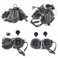 EARMOR M32H Mod3 Tactical Headset & M51 PTT Adapter Set Noise Canceling Headphones for MT FAST ARC Helmet Rail Free Shipping