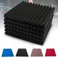 6Pcs/Set 30x30x2.5cm KTV Studio Acoustic Panel Tile Foam Soundproof Cushion Pad It also features the function of flame retardant