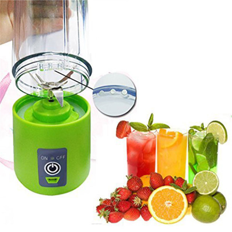 400ml Portable Juice Blender USB Juicer Cup Multi-function Fruit Mixer Six Blade Mixing Machine Smoothies Baby Food dropshipping