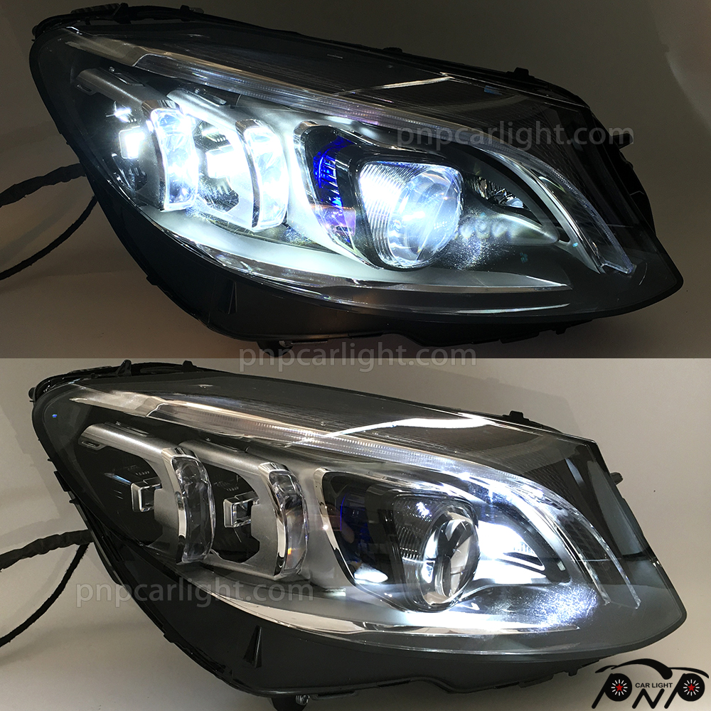 Led High Performance Headlamps Mercedes C Class