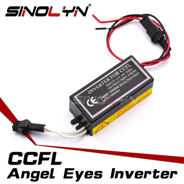 Sinolyn CCFL Angel Eyes Halo Blocks Universal Inverters Replacement For Car Lights Accessories Retrofit 12V Automobiles Kit DIY