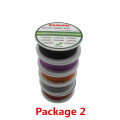 30m 22 AWG Flexible Silicone Wire 5 Colors RC Cable Line With Spool Package 1 / Package 2 Tinned Copper Wire Electrical Wire
