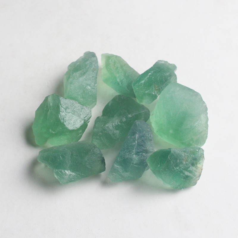 5 Pack Beautiful Green Calcite Rough Heart Cleanser Metaphysical Crystal Healing