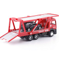 Alloy Toy Trailer With a 1/64 Small Car 8Cm (#5010-1) Open Doors W/ Lights And Sound Vehicles Transport