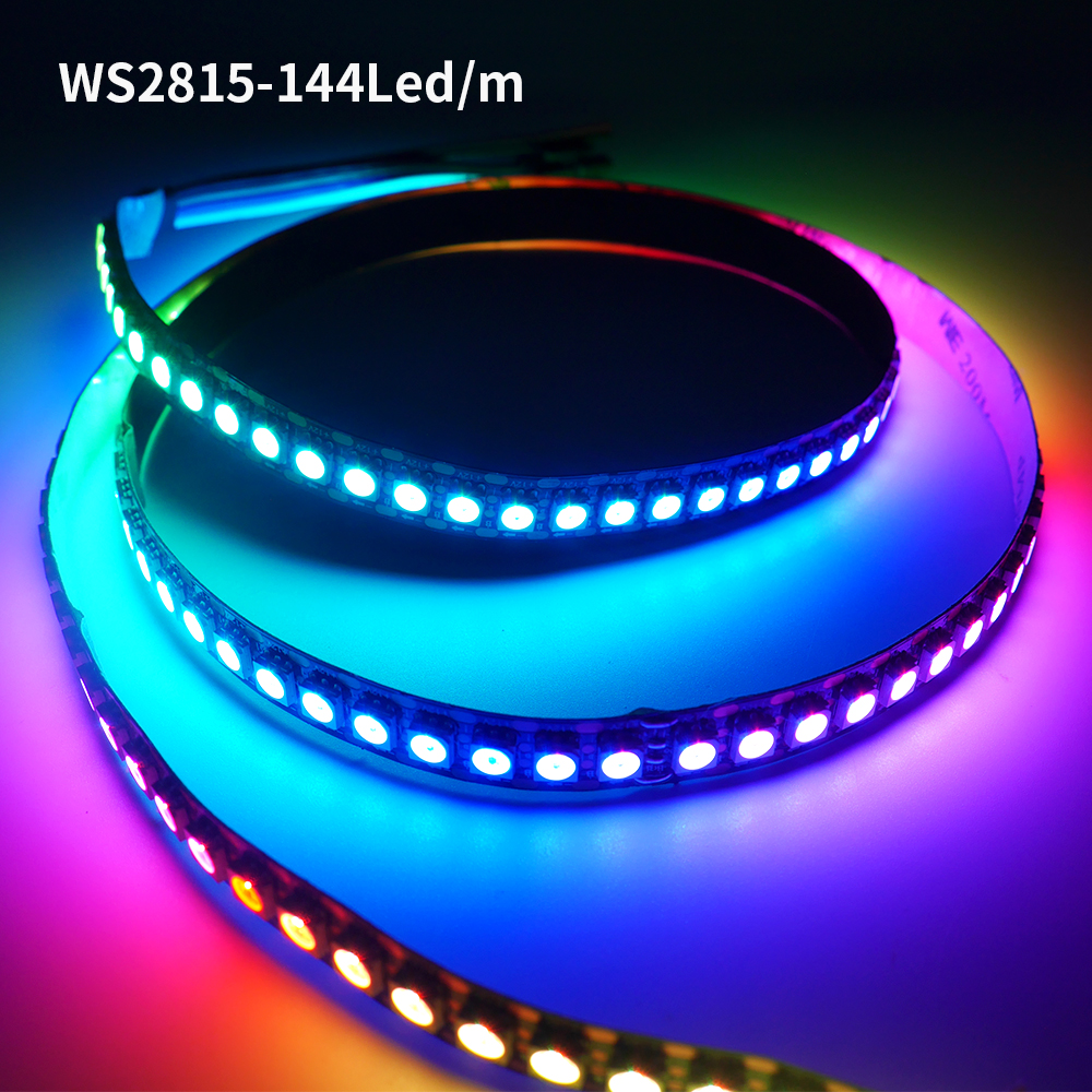 WS2815 led strip tape (WS2813 WS2812B upgrade) Smart led strip light 1m/2m/3m/4m/5m DC12V Addressable Dual-signal RGB Led Strip