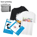 A4 dark light color laser toner printer thermal heat transfer paper pure cotton T-shirt fabric