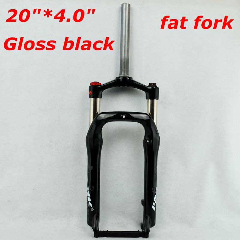 Fat Fork 20*4.0 Inch Fat Bike Forks Snowtruck and Sandy Oil Air Gas Locking Suspension Forks For 4.0"Tire 135mm