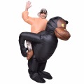 Chimpanzee Inflatable Cosplay Costumes Ride on Jocko Animal Novelty Toys Christmas Carnival Party Fancy Dress UP Adult Unisex