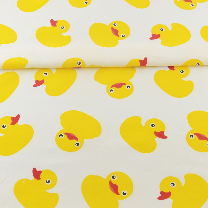 Quilting Patchwork 100% Cotton White Fabric Sewing Little Duck Designs Tecido Bedding Twill Cloth Home Textile Scrapbooking CM