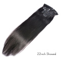 Straight Hair Clip in Human Hair Extensions 8pc/set 120g Remy human Hair Clip In Extensions Brown Blonde clip in Full Head