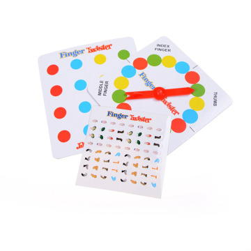 1 Set Finger Twist Finger Dance Family Interactive Game Board Funny Puzzle Toys Game Small Gifts For Children Math Toys