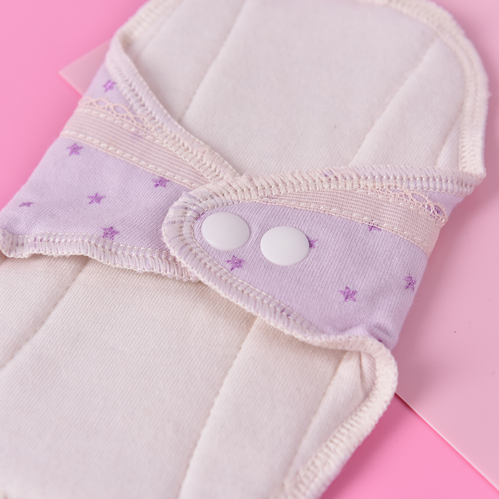 Reusable Washable Panty Liner Cotton Cloth Mama Menstrual Sanitary Nappy Towel Pad Women Feminine Hygiene Sanitary Pad