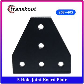 2020 3030 4040 with 5 holes Strong Corner Angle Bracket Connection Joint Strip Board for Aluminum Profile