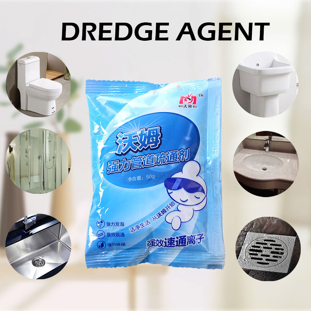 Dredging Agent Sewer Toilet Dredge Drain Cleaner Bathroom Hair Filter Strainer Powder Bomb Drain Cleaner Bathroom Kitchen Tools