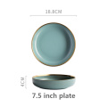 Green 7.5-inch plate
