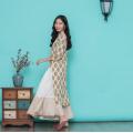 Woman Fashion Ethnic Styles Print Sets Kurtas Cotton India Pastoral Style Dress Costume Lady Top And Skirt