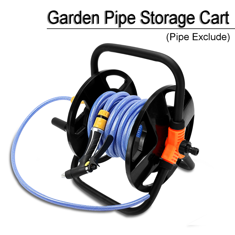 Hot Portable Garden Hoses Reel Garden Pipe Storage Cart Pipe Exclude Winding Tool Rack Portable PP Plastic+Metal+Copper