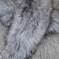 100cm Real Fox Fur Collar Black Fur Scarf Natural Raccoon Silver Fox Fur Scarves Women Winter Warm Thick Long Genuine Fur Scarf