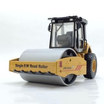 1/60 Scale Diecast Alloy Metal Excavator road roller Truck Wheel Engineering Construction Vehicle Car Model Toy Collections