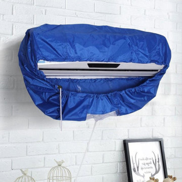 Blue Air Conditioner Covers Cleaning Waterproof Anti Dust Washing Cover for Wall Mounted Air Conditioner Protect Covers