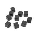 10pcs 16mm Blank Dice Black Acrylic Cube Board Game Kid Toy DIY Fun And Teaching Multi Sides Dice for Board Game