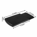 Kitchen Caddy Sliding Coffee Tray Mat,12 Inch Under Cabinet Appliance Coffee Maker Toaster Countertop Storage Moving Slider With