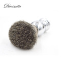 pure Badger high quality Hair shaving brush with metal Handle Shaving Brush for shave barber tool