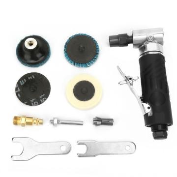 1/4 inch Air Angle Die Grinder 90 Degree Pneumatic Grinding Machine Cut Off Polisher Mill Engraving Tool Set With Spanner Wre