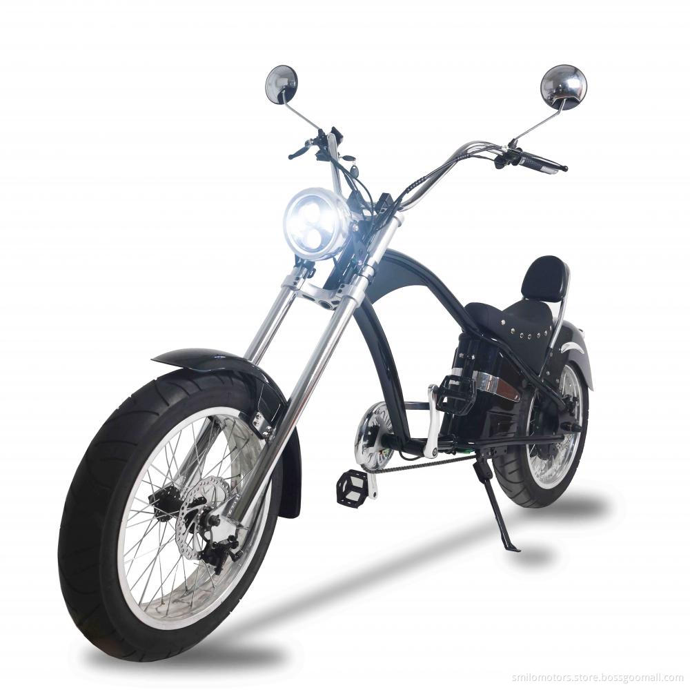 high carbon steel 1000w 20ah chopper bicycle