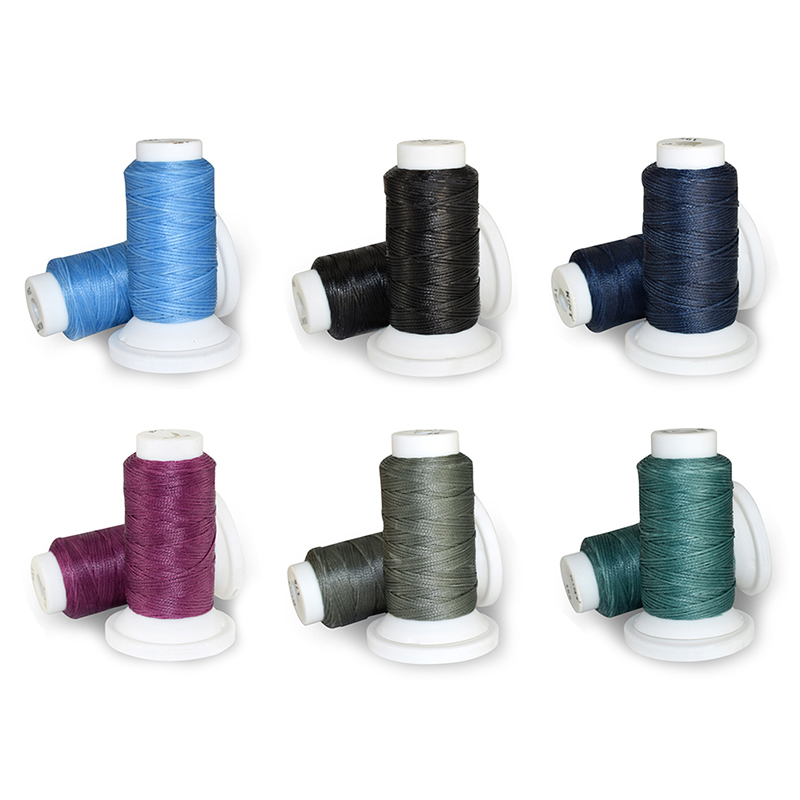 50Meters DIY Hand Waxed Thread 0.8mm 50m Polyester Cord Sewing Machine Stitching For Leather Craft Handicraft Tool