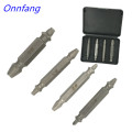 Onnfang Screws Remove Demolition Tools Screw Extractor Drill Bit Set Kit Power Tools Accessories Screw Extractor 4 pcs