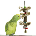 4 Styles Bird Toy Wood Hanging Parrot Toy Healthy Bite Chewing Pecking Bird Pet Toy Cute Pet Bird Product Aves Vogel Speelgoed 4