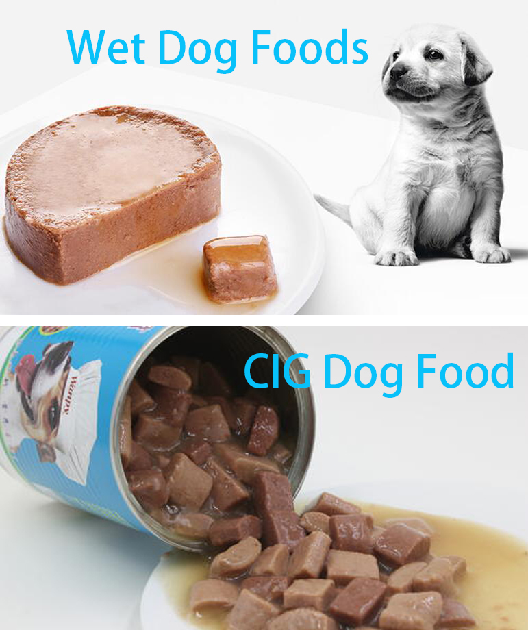 Wet dog food