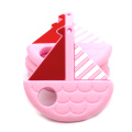 1Pcs Colorful Model Ship Car Teether Teething Infant Baby Chewable Chewing Toys Tractor Car Ship Shape Teether Teething