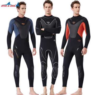 Free shipping Dive sail 3mm Diving suit Neoprene Swimming professional Wetsuit 3 color Full-Body men Cold Water Scuba Snorkeling