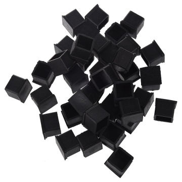 40 Pcs Rubber Chair Table Foot Cover Furniture Leg Protectors 20x20mm
