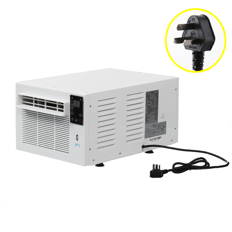 1100W Desktop air conditioner 220V/AC Cold/Heat dual use 24-hour timer With remote control LED control panel Pet air conditione