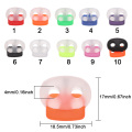 Hot New 10Pcs Transparent Plastic Stopper 4mm Hole Adjusting Button Cord Lock Bean Toggle Clip Sportswear Sewing Accessories