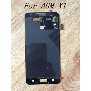 New Original For AGM X1 Cell Phone IPS 5.5inch LCD Display + Touch Screen Digitizer Assembly Replacement Glass