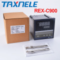220V Oven Temperature Controller REX-C900 C900 Thermocouple PT100,K Universal Input Relay Output SSR output 96*96mm Thermostat