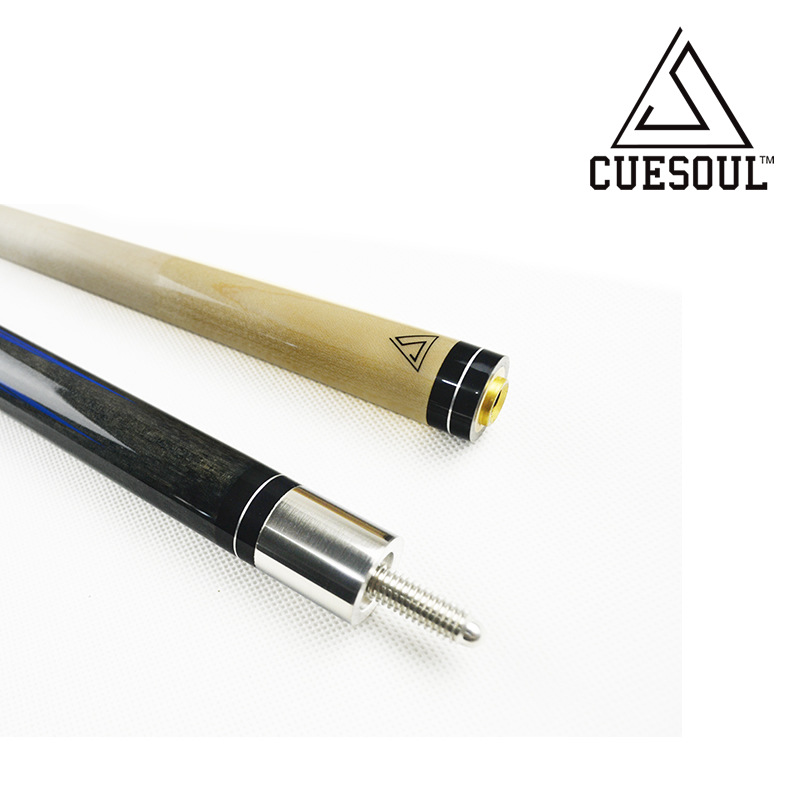 CUESOUL Billiard Pool Cue Stick With 11.5mm/12.75mm Cue Tip Snooker Cue 58" 19oz For 9-ball Ball Arm